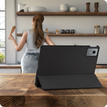 Lenovo Idea Tab Trifold Bookcase Hoes - Zwart