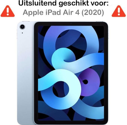 iPad Air 2020 Trifold Bookcase Hoes met Penhouder voor Apple Pen - Galaxy