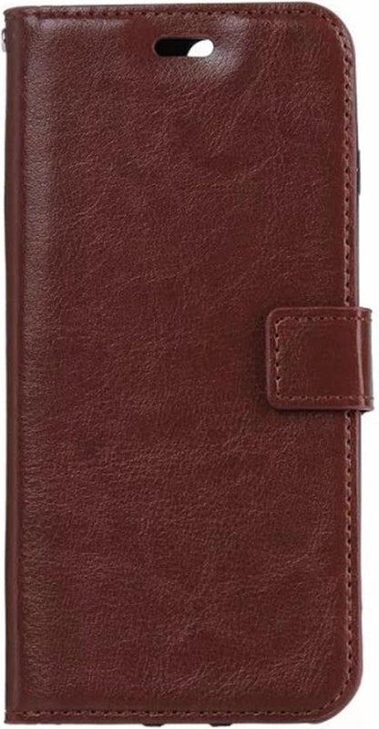 iPhone 5/5s/5SE Hoesje Bookcase Cover met Kaarthouder - Bruin