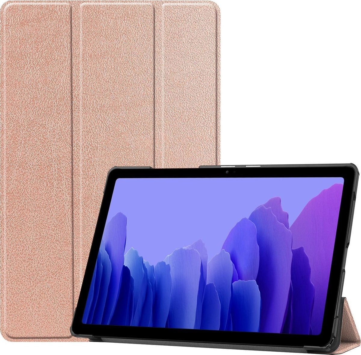 Samsung Galaxy Tab A7 Hoesje Book Case - Rosðð goud