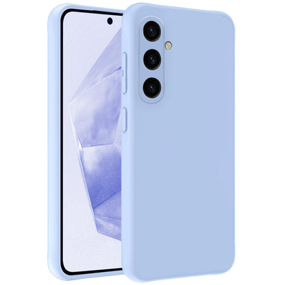 Samsung A35 Hoesje Siliconen Backcover Lichtgewicht - Lichtblauw