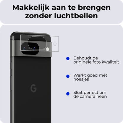 Google Pixel 8a Camera Screenprotector Gehard Glas