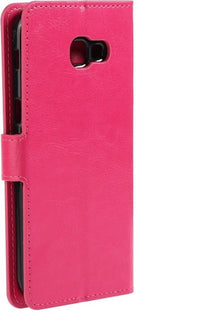 Samsung Galaxy A5 2017 Hoesje Bookcase Cover met Kaarthouder - Donkerroze