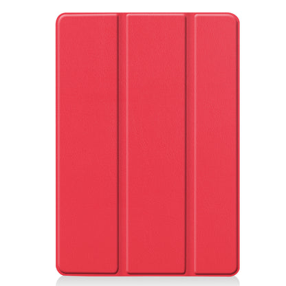 iPad 10.2 2021 Trifold Bookcase Hoes - Rood