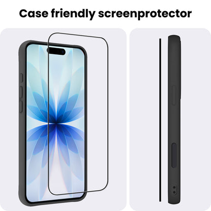 iPhone 17 Screenprotector Gehard Glas met Installatieframe
