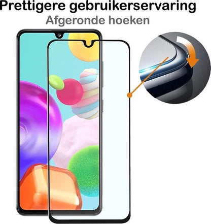 Samsung A41 Screenprotector Gehard Glas - Full Screen