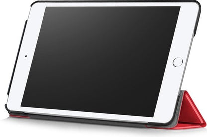 iPad Mini 5 Trifold Bookcase Hoes - Rood