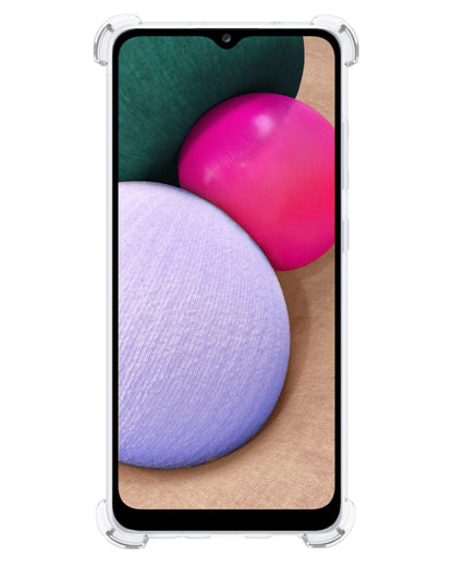 Samsung A03s Hoesje Kaarthouder Backcover Shockproof - Transparant