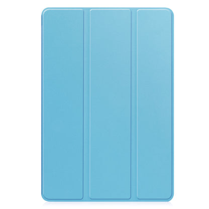 Samsung Galaxy Tab S9 FE Trifold Bookcase Hoes met Penhouder voor S Pen - Lichtblauw