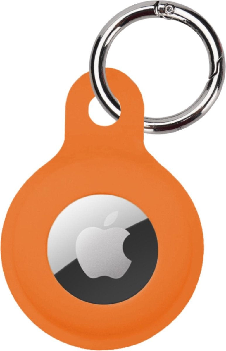 Apple AirTag Sleutelhanger Hoesje Siliconen - Oranje