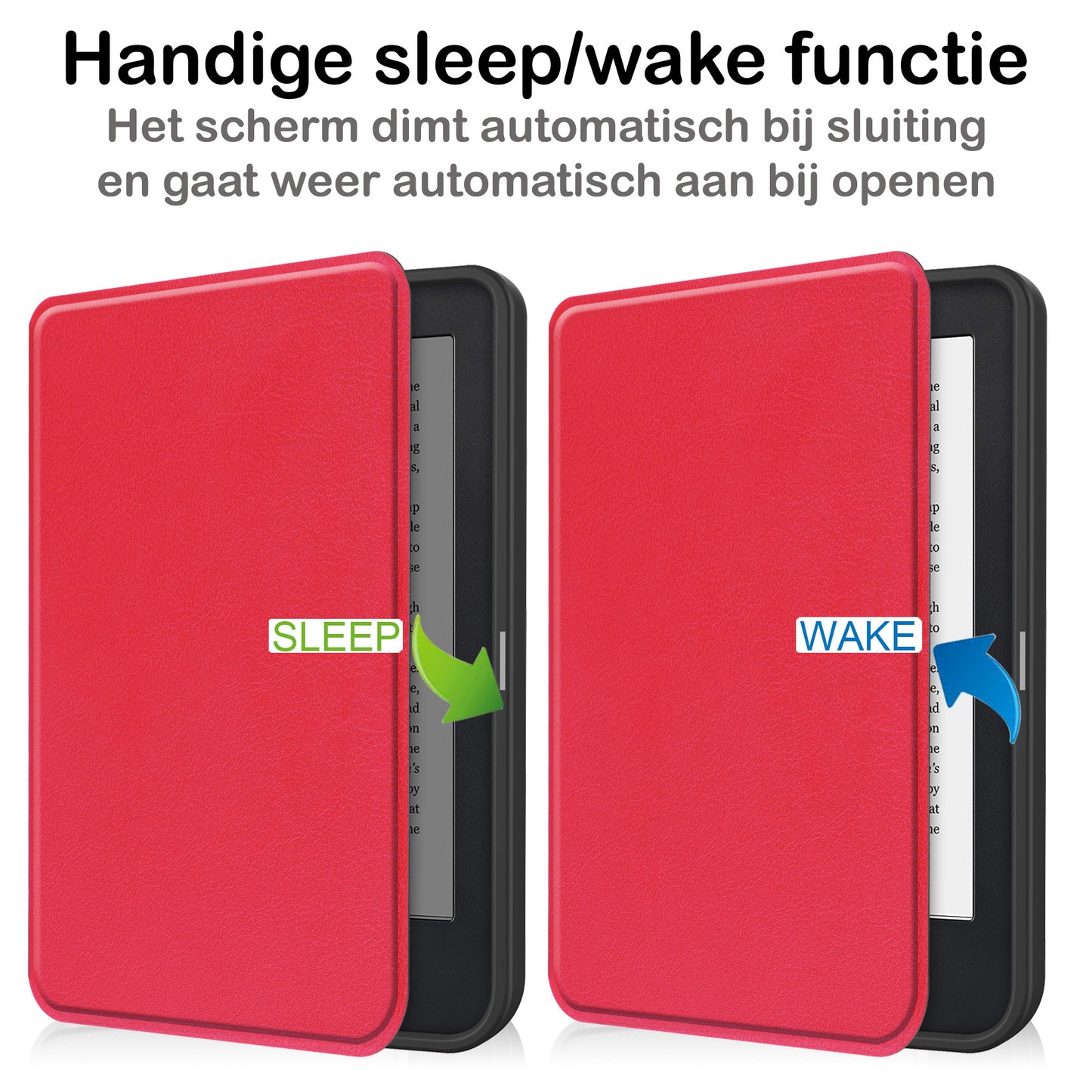 Kobo Clara 2E Hoesje Book Case - Rood