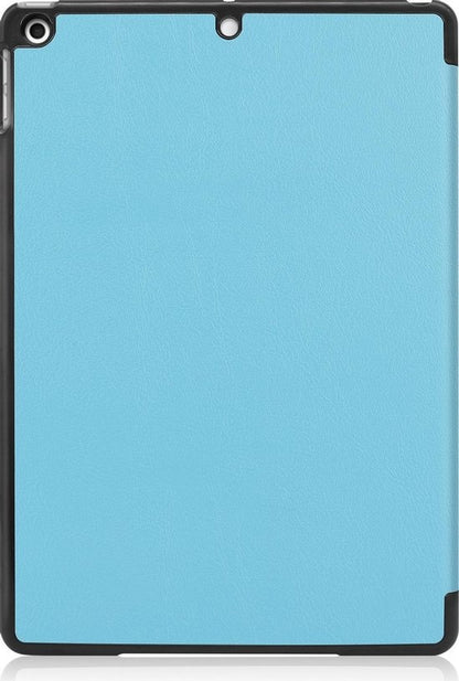 iPad 10.2 2020 Trifold Bookcase Hoes - Lichtblauw