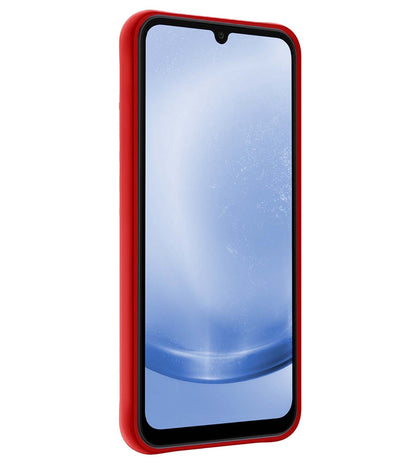 Samsung A25 Hoesje Siliconen Backcover Lichtgewicht - Rood