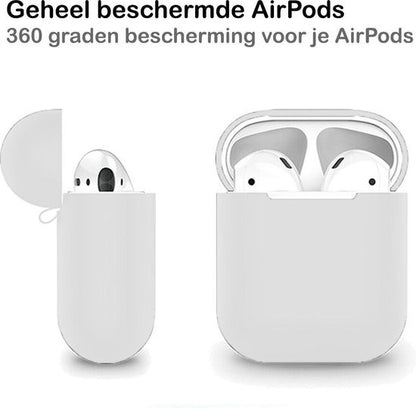 AirPods 2 Hoesje Siliconen Lichtgewicht - Glow in the dark