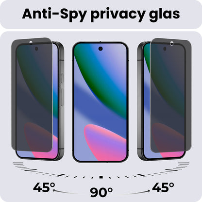 Google Pixel 11 Pro XL Screenprotector Gehard Glas - Privacy