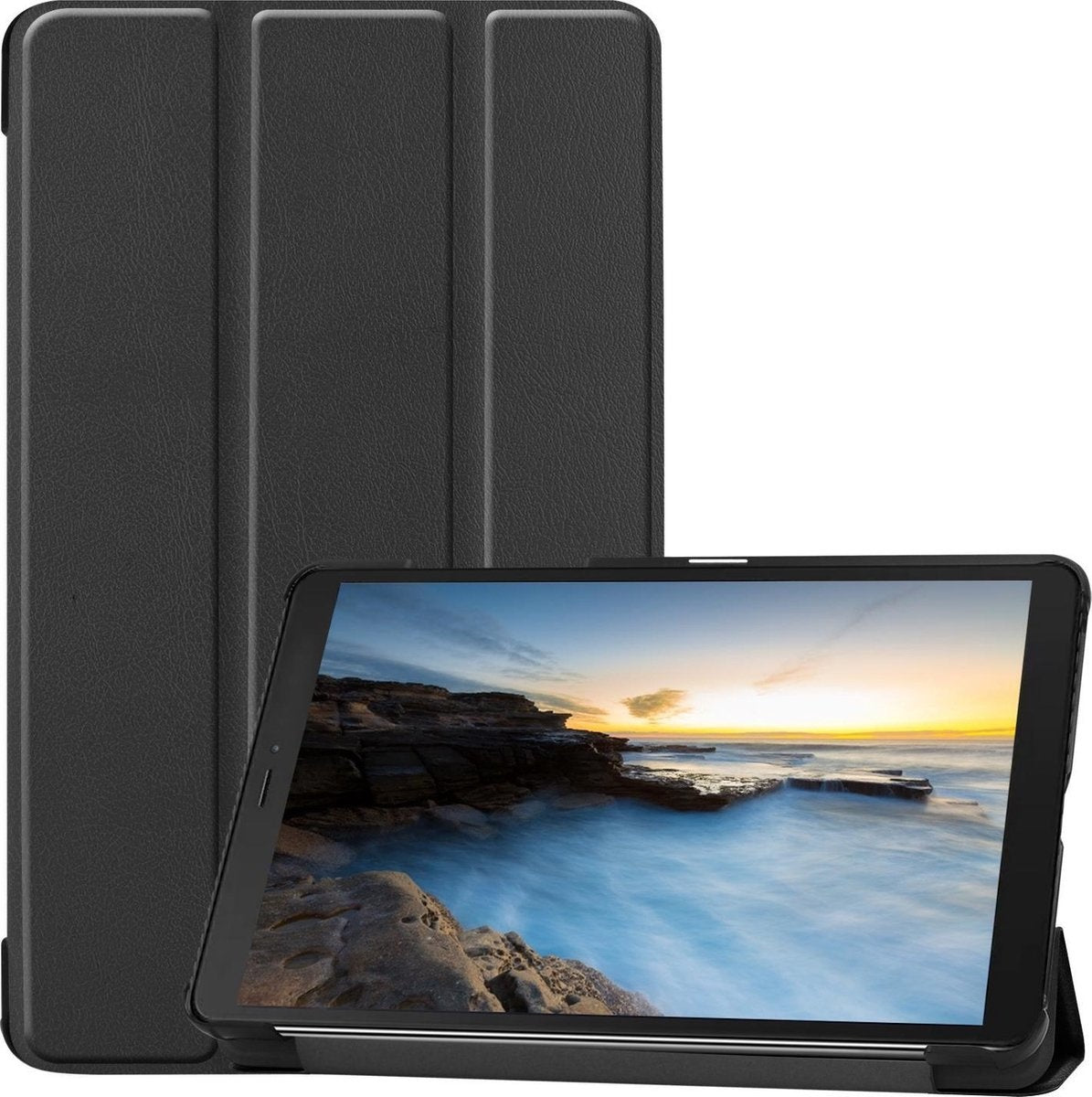 Samsung Galaxy Tab A 8.0 (2019) Hoesje Book Case - Zwart