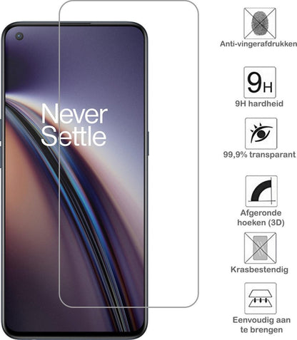 OnePlus Nord CE Screenprotector Gehard Glas - Anti-kras
