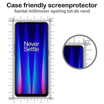 OnePlus Nord CE 2 Screenprotector Gehard Glas - Full Screen