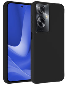 OPPO A79 Hoesje Siliconen Backcover Lichtgewicht - Zwart