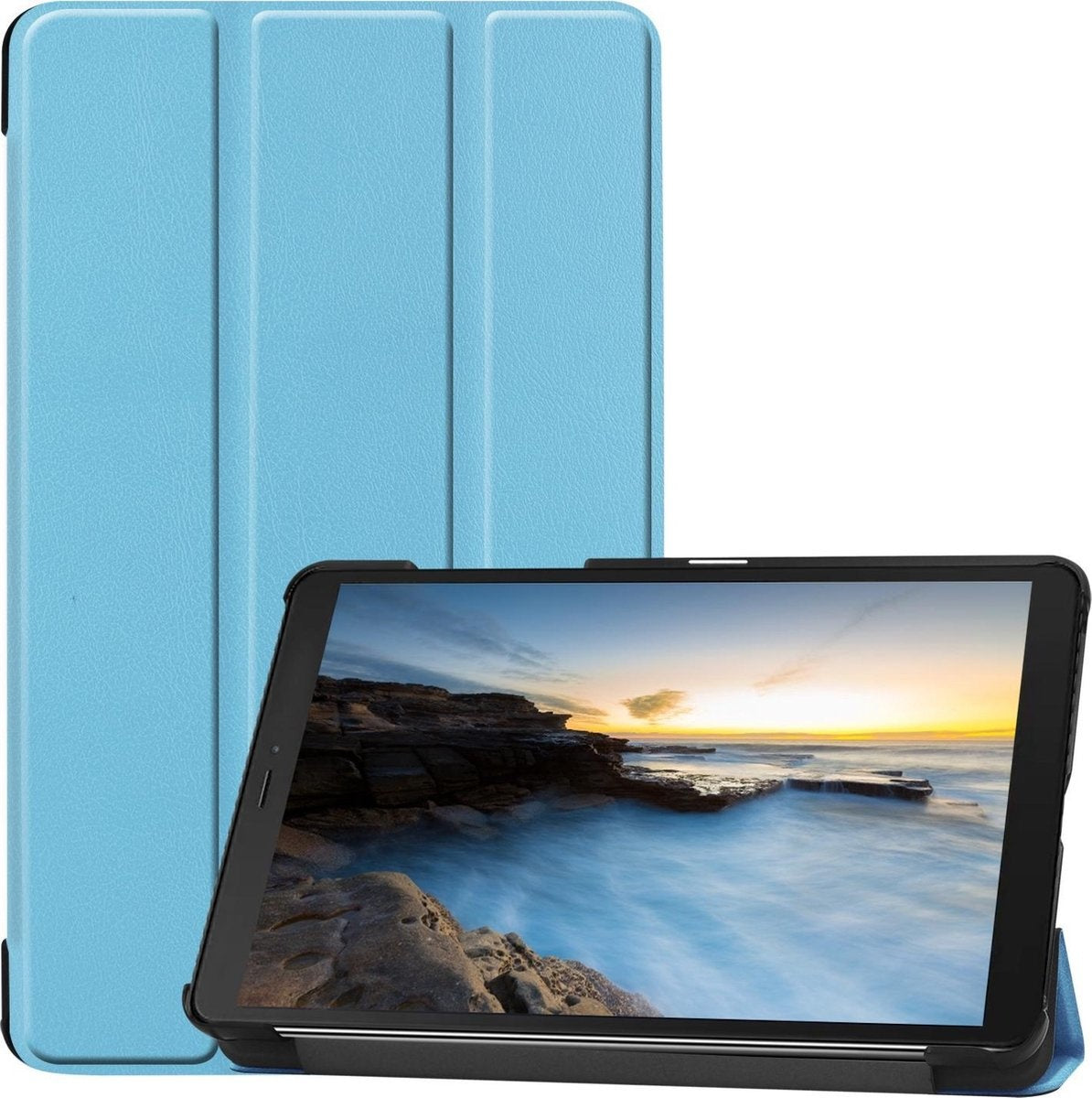 Samsung Galaxy Tab A 8.0 (2019) Hoesje Book Case - Lichtblauw