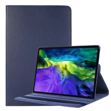 Samsung Galaxy Tab A8 Trifold Bookcase Hoes 360 Graden Draaibaar - Donkerblauw