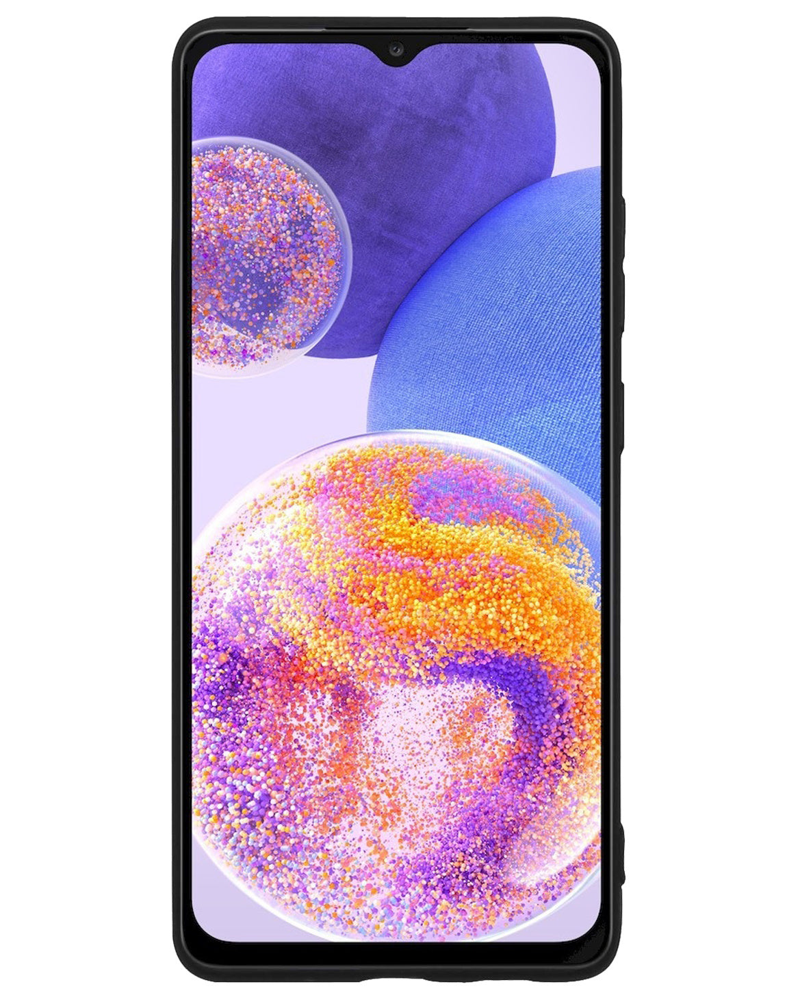 Samsung A23 Hoesje Siliconen - Zwart