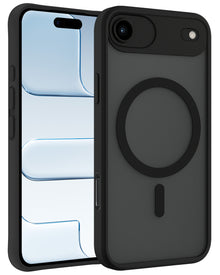 iPhone Air Hoesje Geschikt voor Magsafe Backcover Shockproof - Zwart