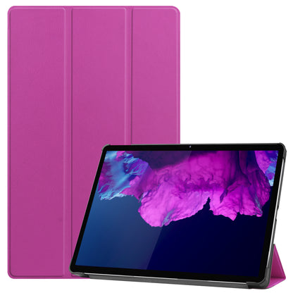 Lenovo Tab P11 Trifold Bookcase Hoes - Paars