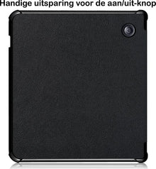 Kobo Libra H2O Trifold Bookcase Hoes - Zwart