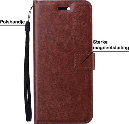 Samsung S20 Plus Hoesje Book Case Kunstleer - Bruin