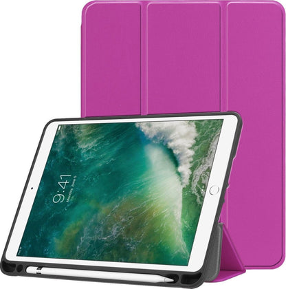 iPad Air 2 Trifold Bookcase Hoes - Paars