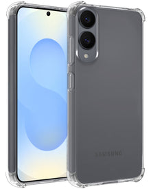 Samsung S25 Edge Hoesje Shockproof Backcover Siliconen - Transparant