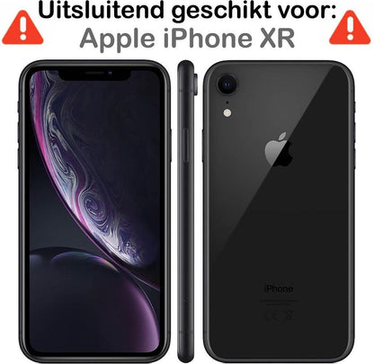 iPhone XR Hoesje Kaarthouder Backcover Shockproof - Transparant