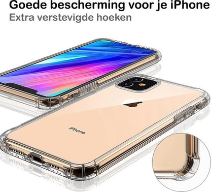 iPhone 11 Hoesje Shockproof Backcover Siliconen - Transparant
