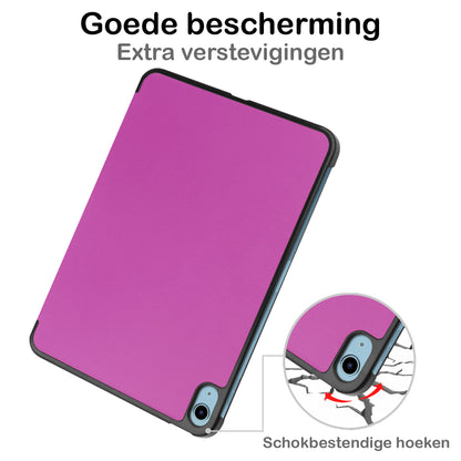 iPad 2022 Hoesje Book Case - Paars