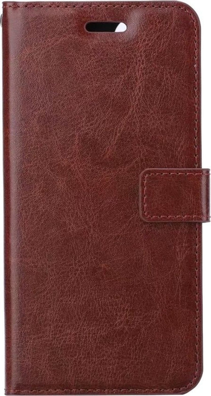 Samsung S21 Ultra Hoesje Bookcase Cover met Kaarthouder - Bruin