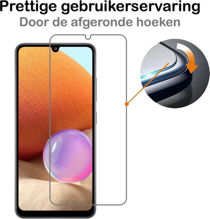 Samsung A32 4G Screenprotector Gehard Glas - Anti-kras