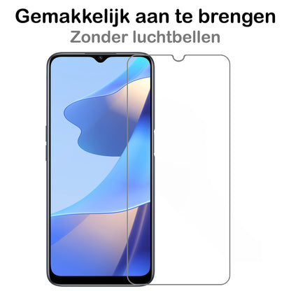 OPPO A16 Screenprotector Gehard Glas - Anti-kras