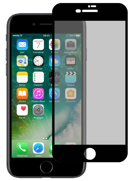 iPhone 7 Screenprotector Privacy Tempered Glass