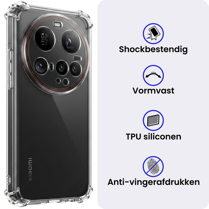 Xiaomi 15 Ultra Hoesje Shockproof Backcover Siliconen - Transparant