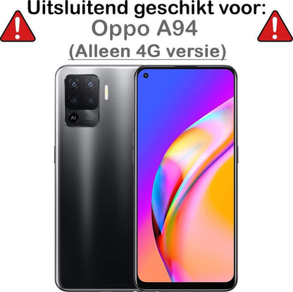 OPPO A94 Hoesje Siliconen Backcover Lichtgewicht - Transparant