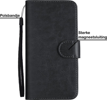 iPhone 11 Hoesje Bookcase Cover Uitneembaar - Zwart