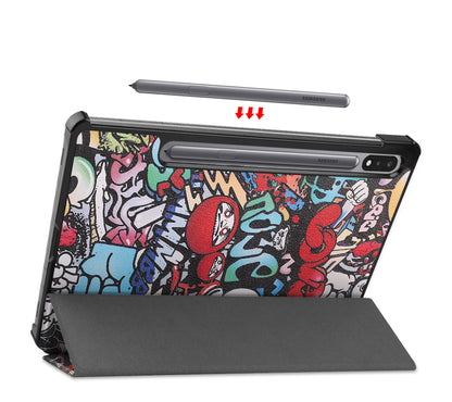 Samsung Galaxy Tab S8 Trifold Bookcase Hoes - Graffity