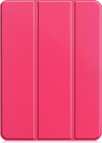 iPad Pro 2020 (11 inch) Trifold Bookcase Hoes - Donkerroze