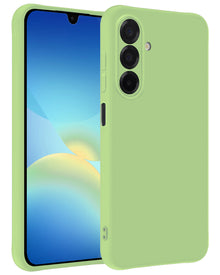 Samsung A26 Hoesje Siliconen Backcover Lichtgewicht - Groen