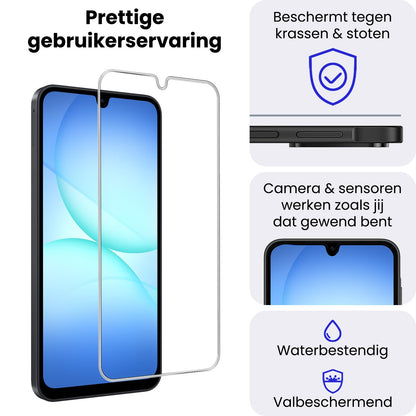 Samsung A17 Screenprotector Gehard Glas - Anti-kras