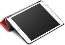 iPad Mini 5 Trifold Bookcase Hoes - Rood