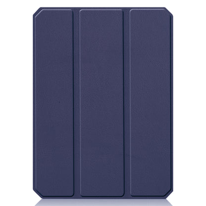 iPad Mini 6 Trifold Bookcase Hoes met Penhouder voor Apple Pen - Donkerblauw
