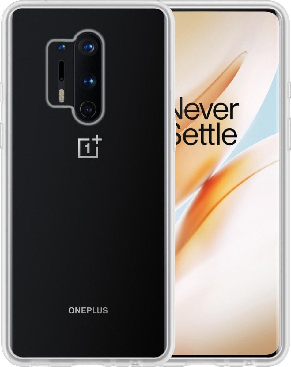 OnePlus 8 Pro Hoesje Siliconen - Transparant