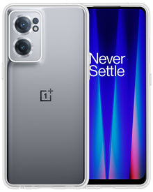 OnePlus Nord CE 2 Hoesje Siliconen Backcover Lichtgewicht - Transparant